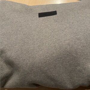 Essentials - Fear of God Mens Hoodie in Gray.